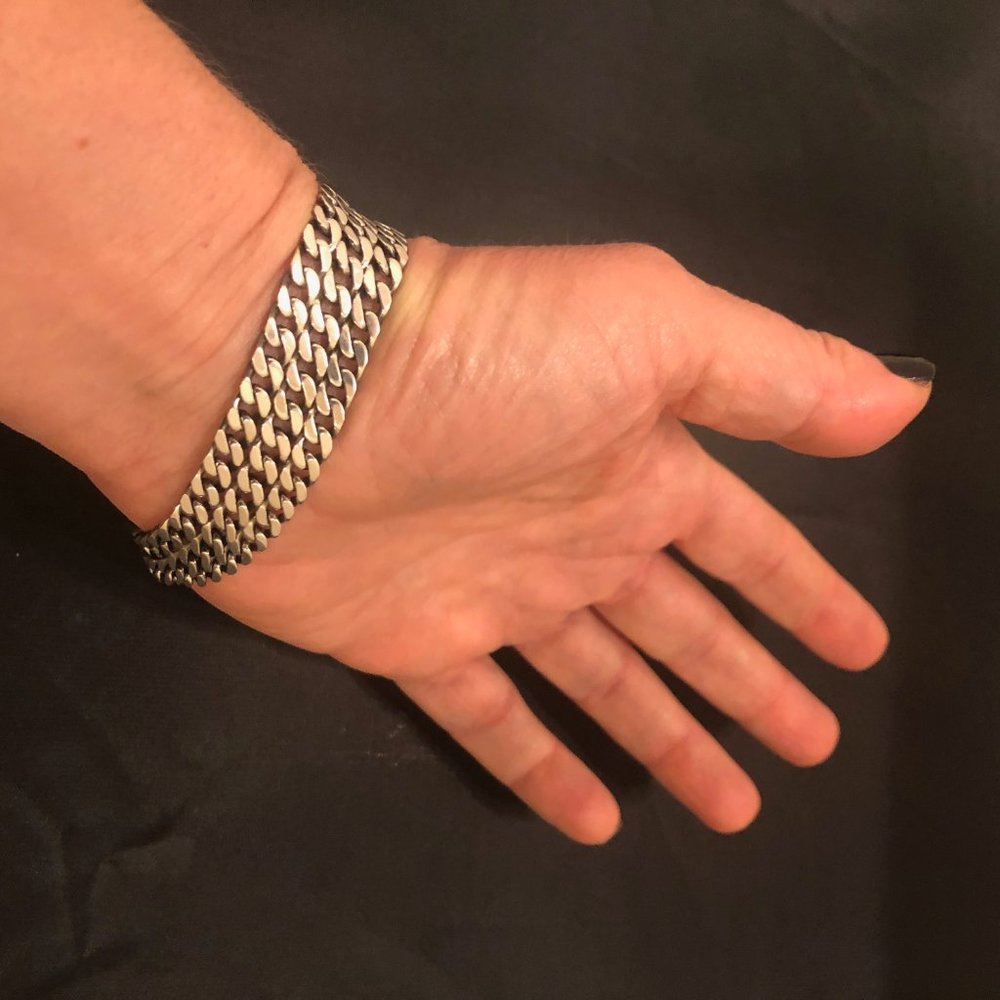 Gucci Ghost Chain Bracelet in Sterling Silver NEW IN BOX - Picture 7 of 8